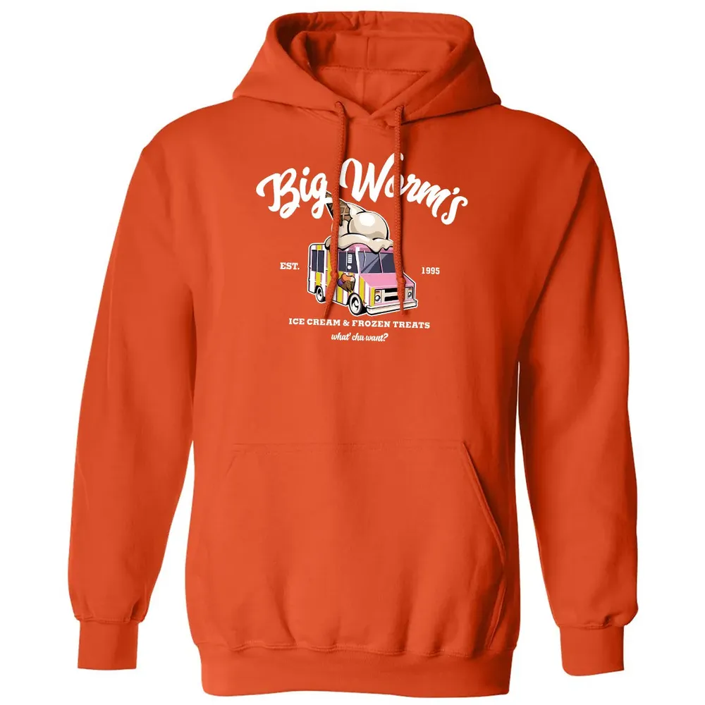 Big Worm Ice Cream Classic Unisex Hoodie - 10