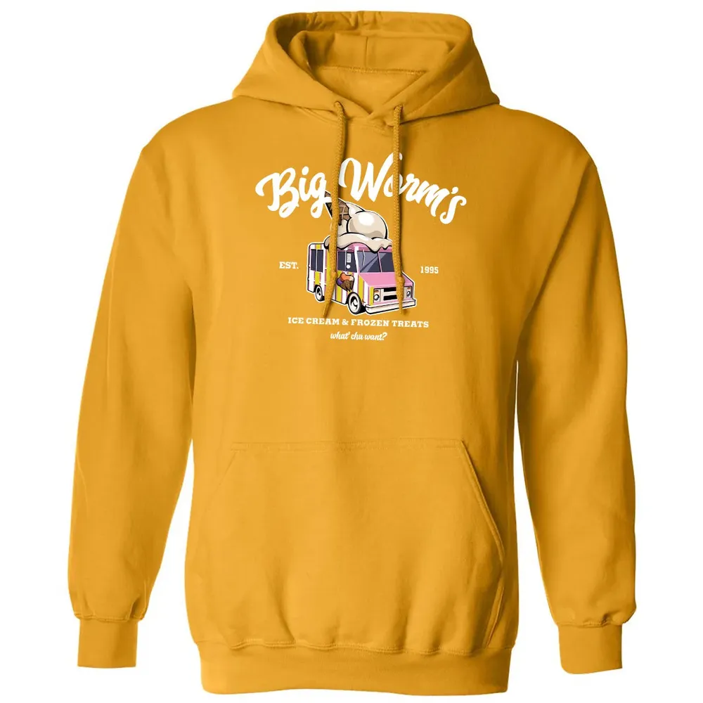 Big Worm Ice Cream Classic Unisex Hoodie - 12