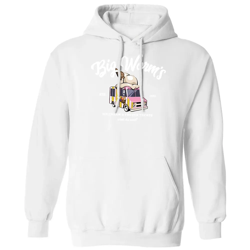 Big Worm Ice Cream Classic Unisex Hoodie - 11