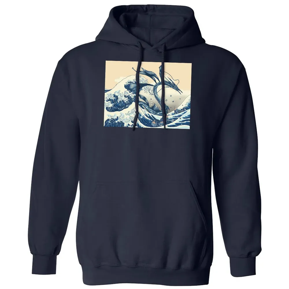 The Great Wave off Altissia Classic Unisex Hoodie - 2