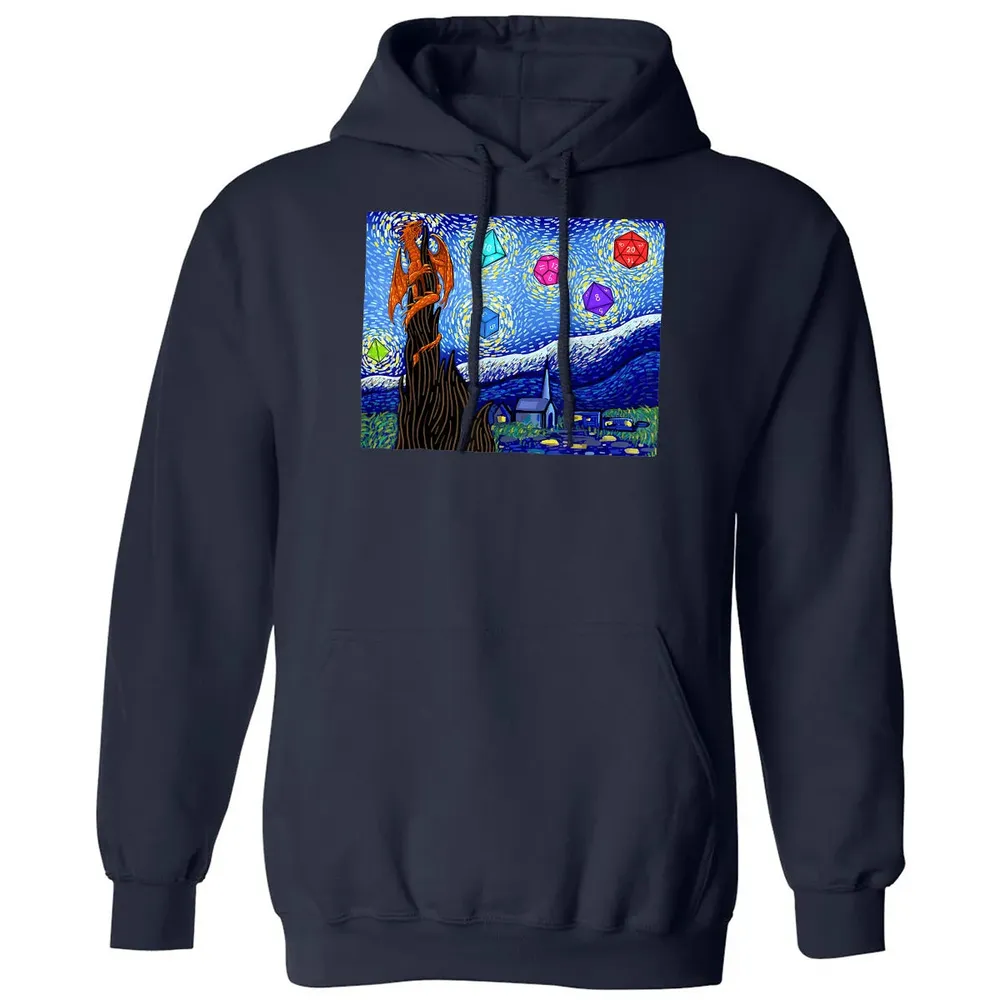 Dices and Starry Night Classic Unisex Hoodie - 2