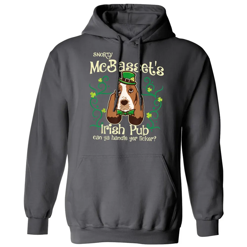 Basset Hound Dog Gifts St Patricks Day Classic Unisex Hoodie - 7