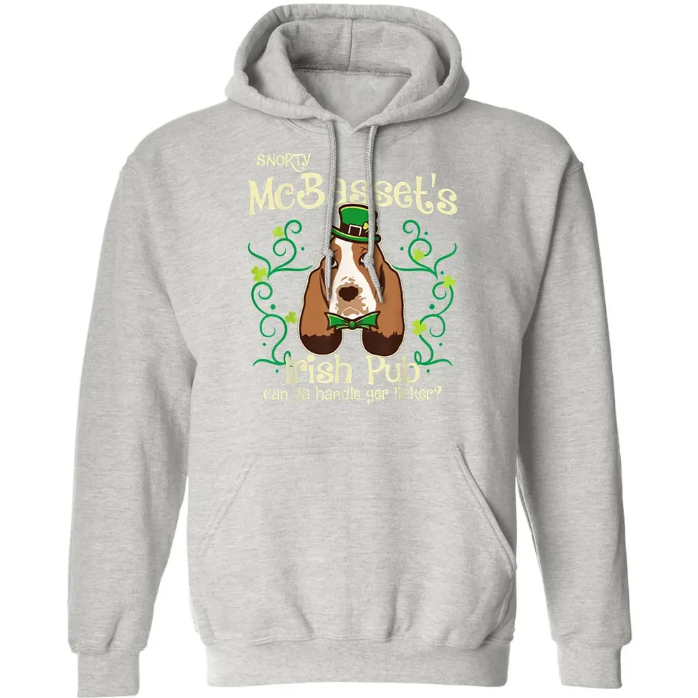 Basset Hound Dog Gifts St Patricks Day Classic Unisex Hoodie - 8
