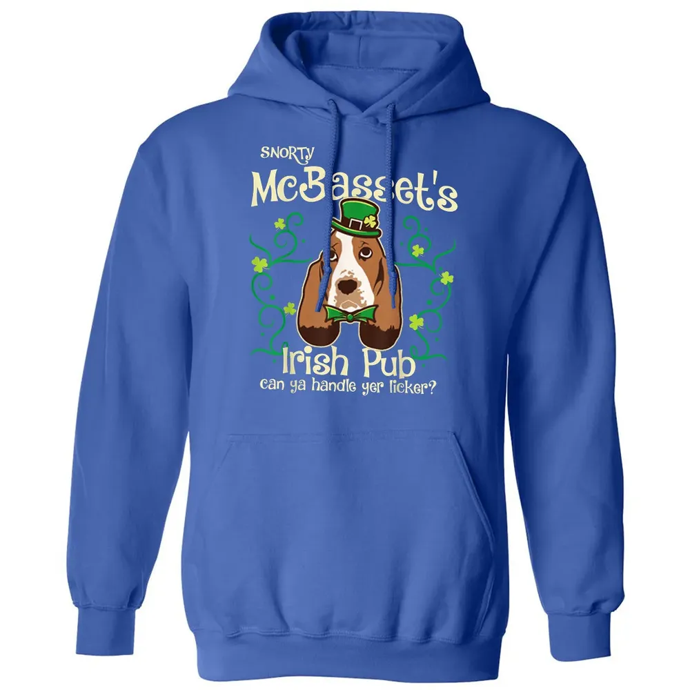 Basset Hound Dog Gifts St Patricks Day Classic Unisex Hoodie - 9