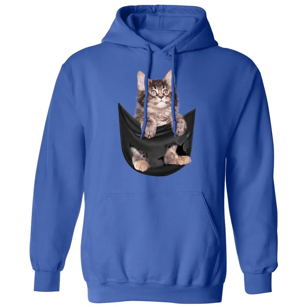 Maine Coon in pocket Classic Unisex Hoodie - 9