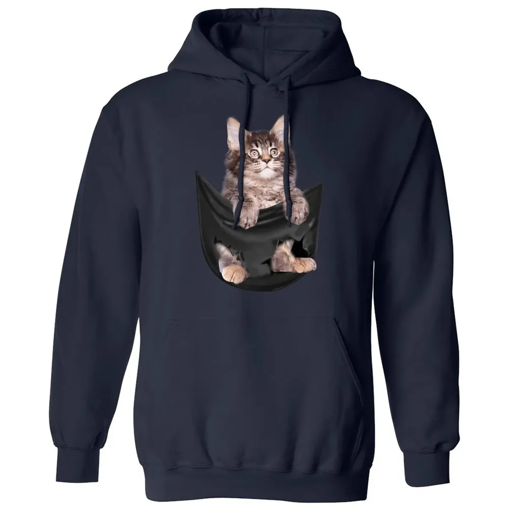Maine Coon in pocket Classic Unisex Hoodie - 2
