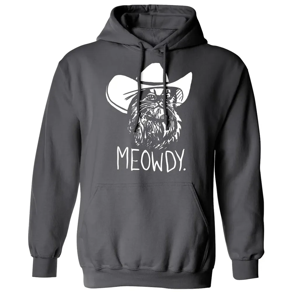 Meowdy Texas Cat Meme Classic Unisex Hoodie - 7