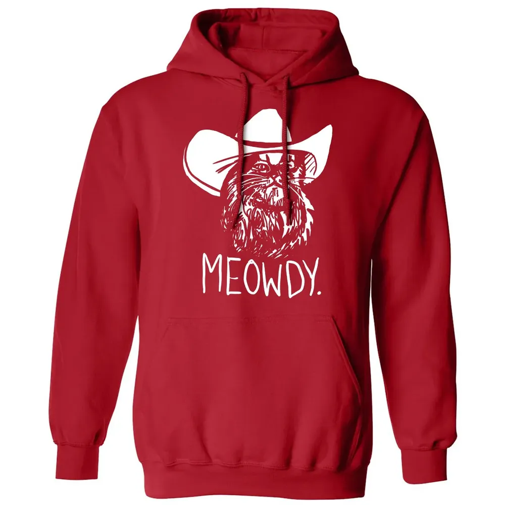 Meowdy Texas Cat Meme Classic Unisex Hoodie - 5