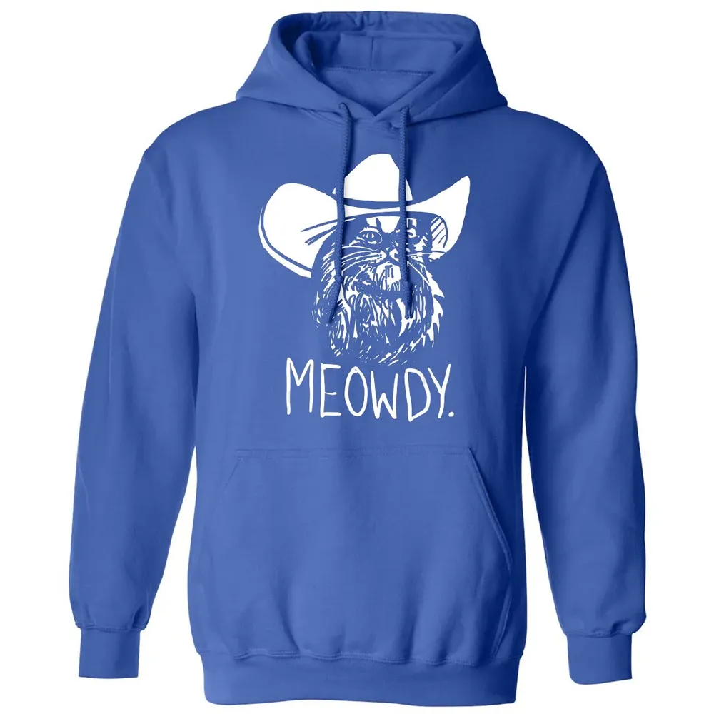 Meowdy Texas Cat Meme Classic Unisex Hoodie - 9