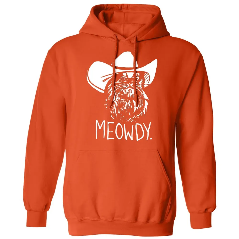 Meowdy Texas Cat Meme Classic Unisex Hoodie - 10