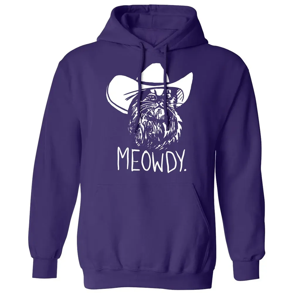 Meowdy Texas Cat Meme Classic Unisex Hoodie - 6