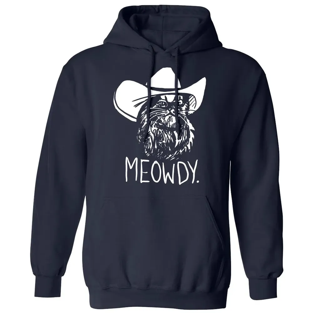 Meowdy Texas Cat Meme Classic Unisex Hoodie - 2