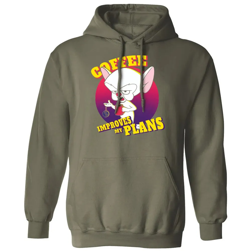 Coffee improves my plans Classic Unisex Hoodie - 4