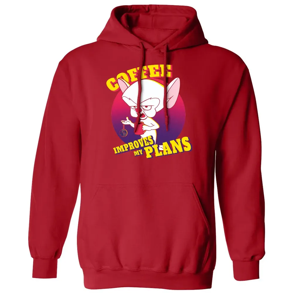 Coffee improves my plans Classic Unisex Hoodie - 5