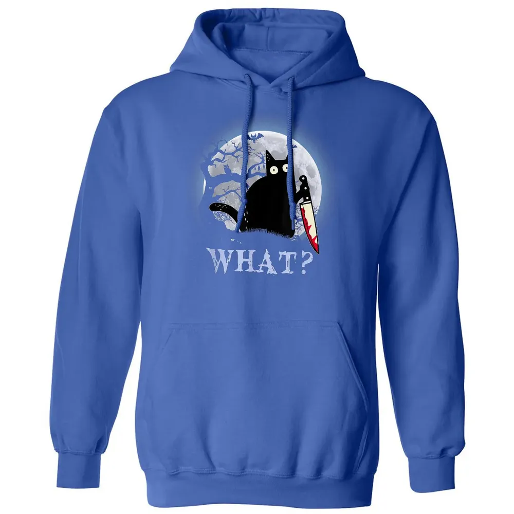 Cat What? Murderous Halloween Classic Unisex Hoodie - 9