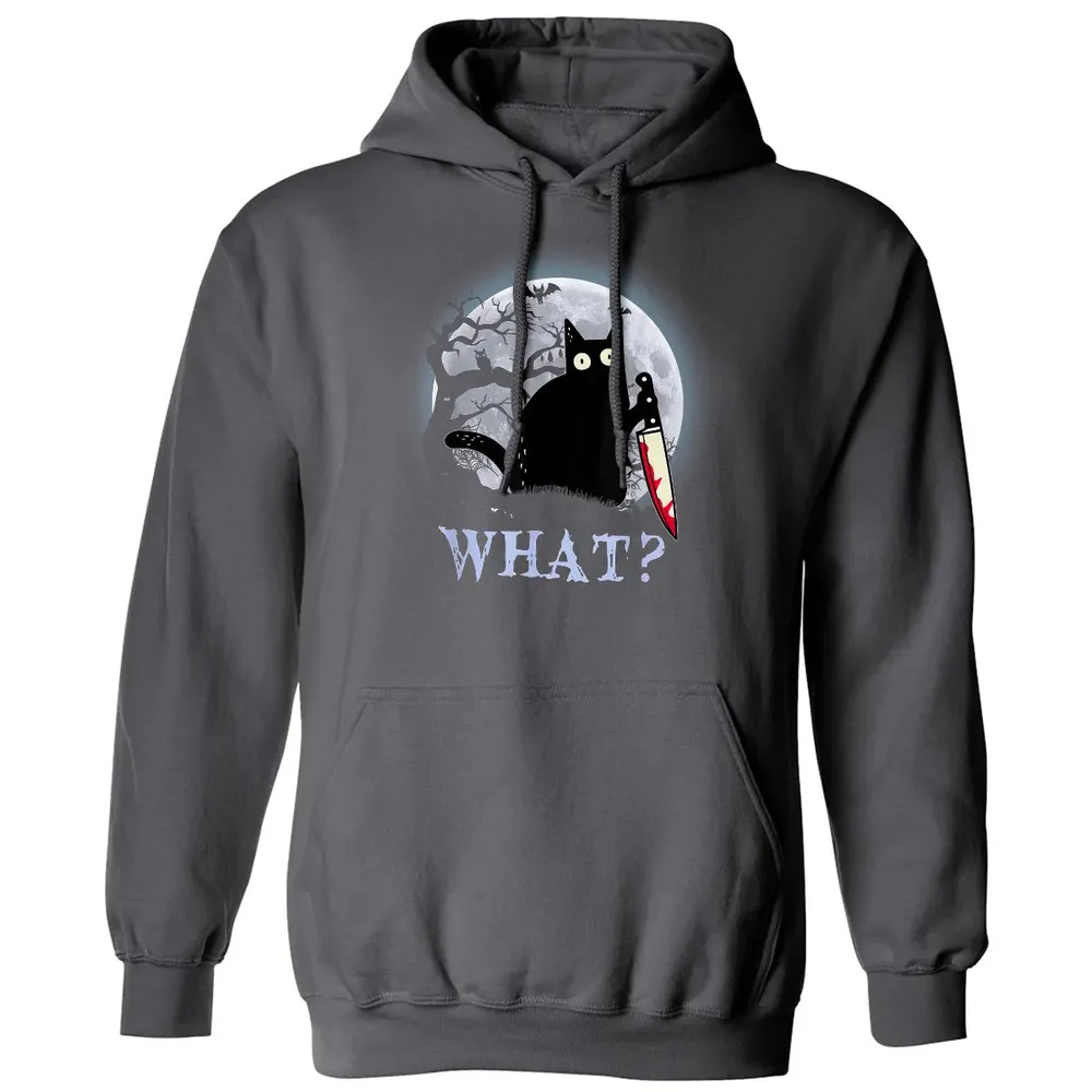 Cat What? Murderous Halloween Classic Unisex Hoodie - 7