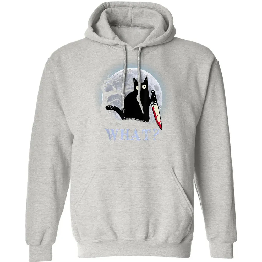 Cat What? Murderous Halloween Classic Unisex Hoodie - 8