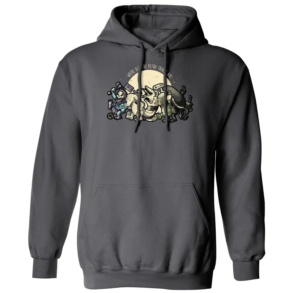 Where All The Retro Things Are Classic Unisex Hoodie - 7