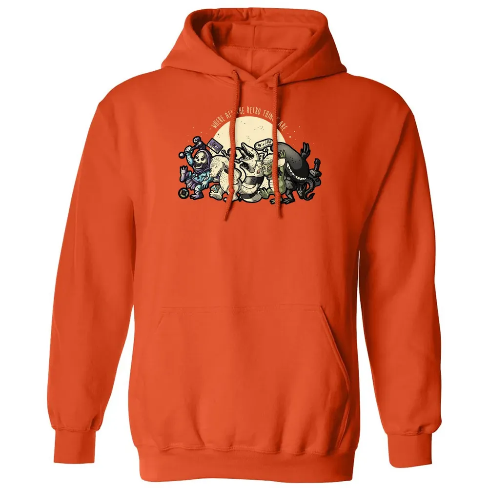 Where All The Retro Things Are Classic Unisex Hoodie - 10