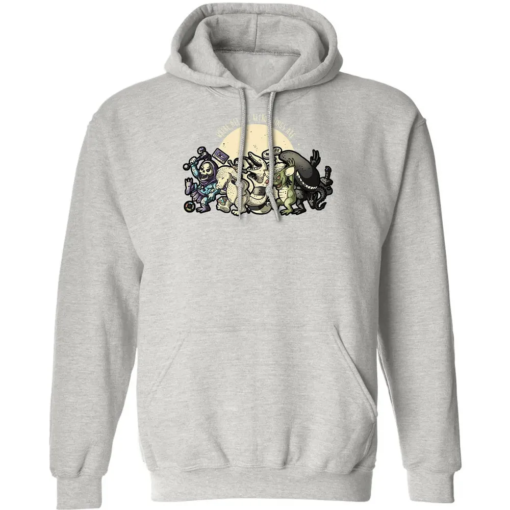 Where All The Retro Things Are Classic Unisex Hoodie - 8