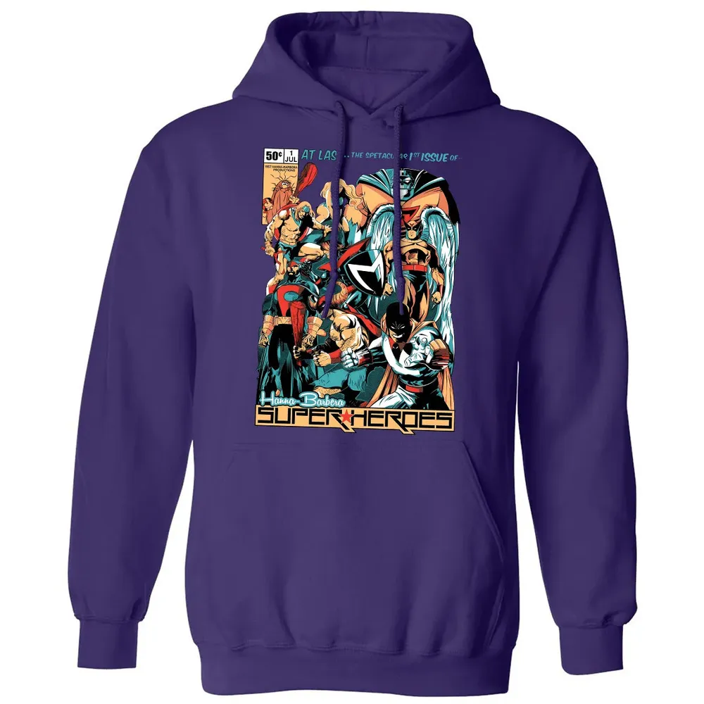 Hanna Barbera Super Heroes Classic Unisex Hoodie - 6