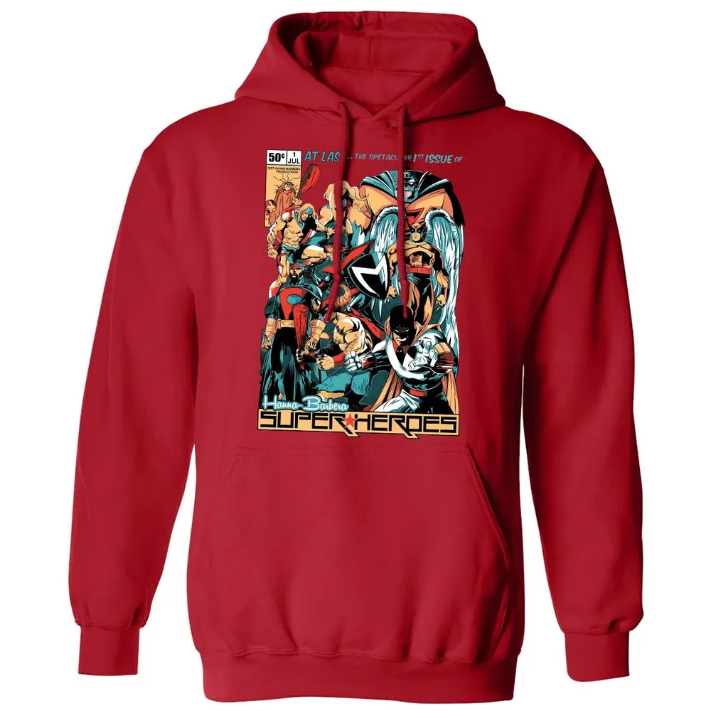 Hanna Barbera Super Heroes Classic Unisex Hoodie - 5