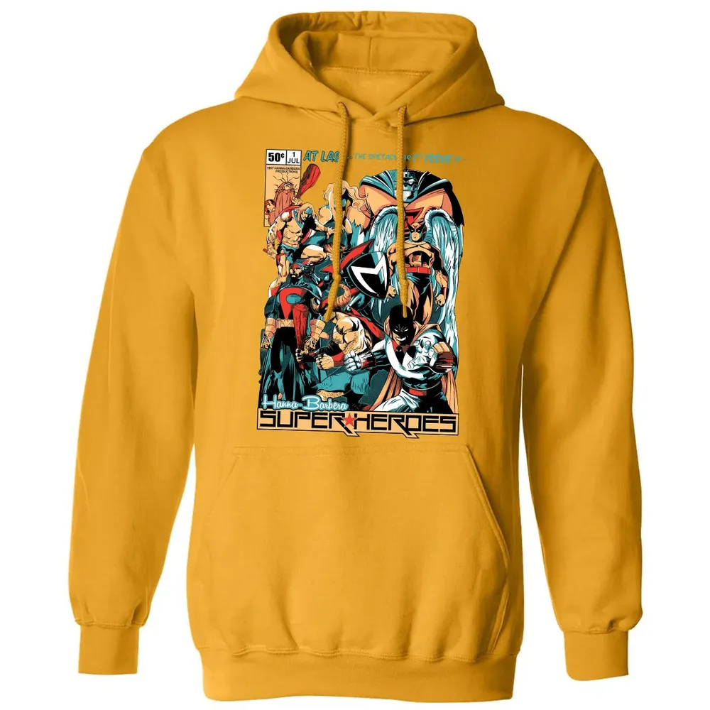 Hanna Barbera Super Heroes Classic Unisex Hoodie - 12