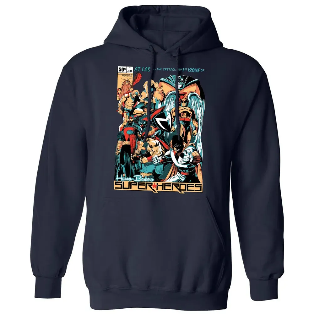 Hanna Barbera Super Heroes Classic Unisex Hoodie - 2