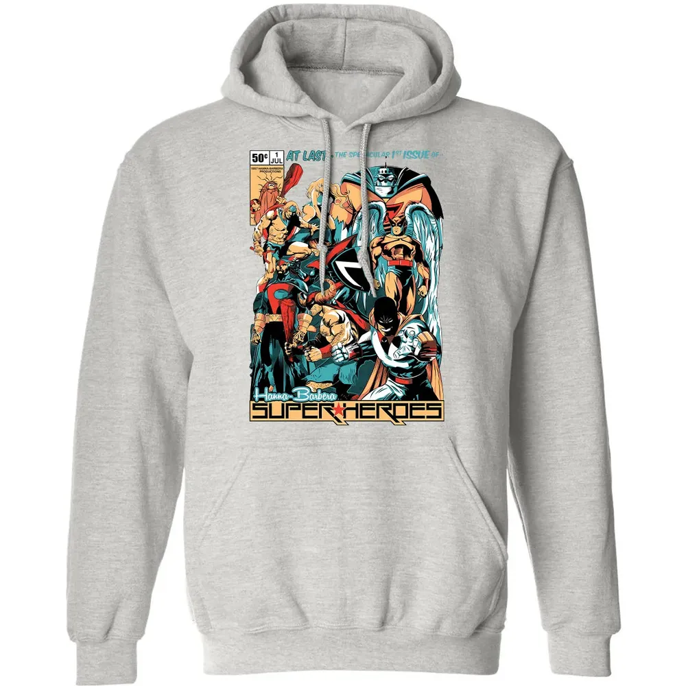 Hanna Barbera Super Heroes Classic Unisex Hoodie - 8