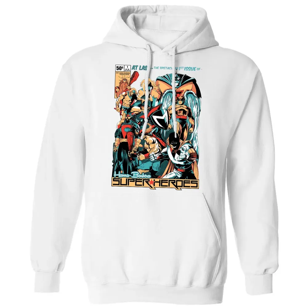 Hanna Barbera Super Heroes Classic Unisex Hoodie - 11