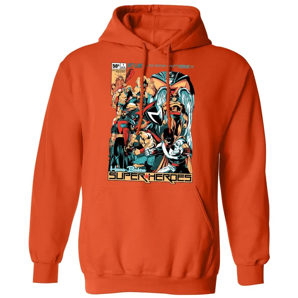 Hanna Barbera Super Heroes Classic Unisex Hoodie - 10