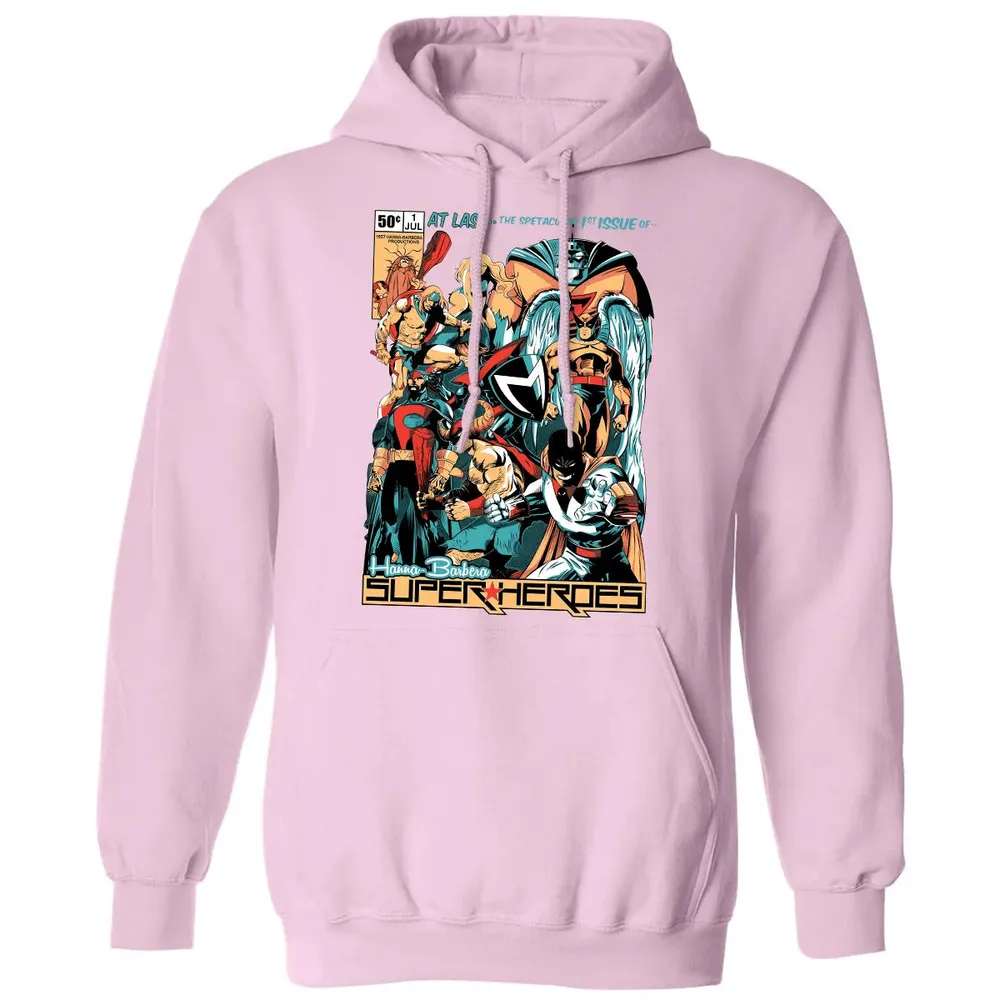 Hanna Barbera Super Heroes Classic Unisex Hoodie - 3