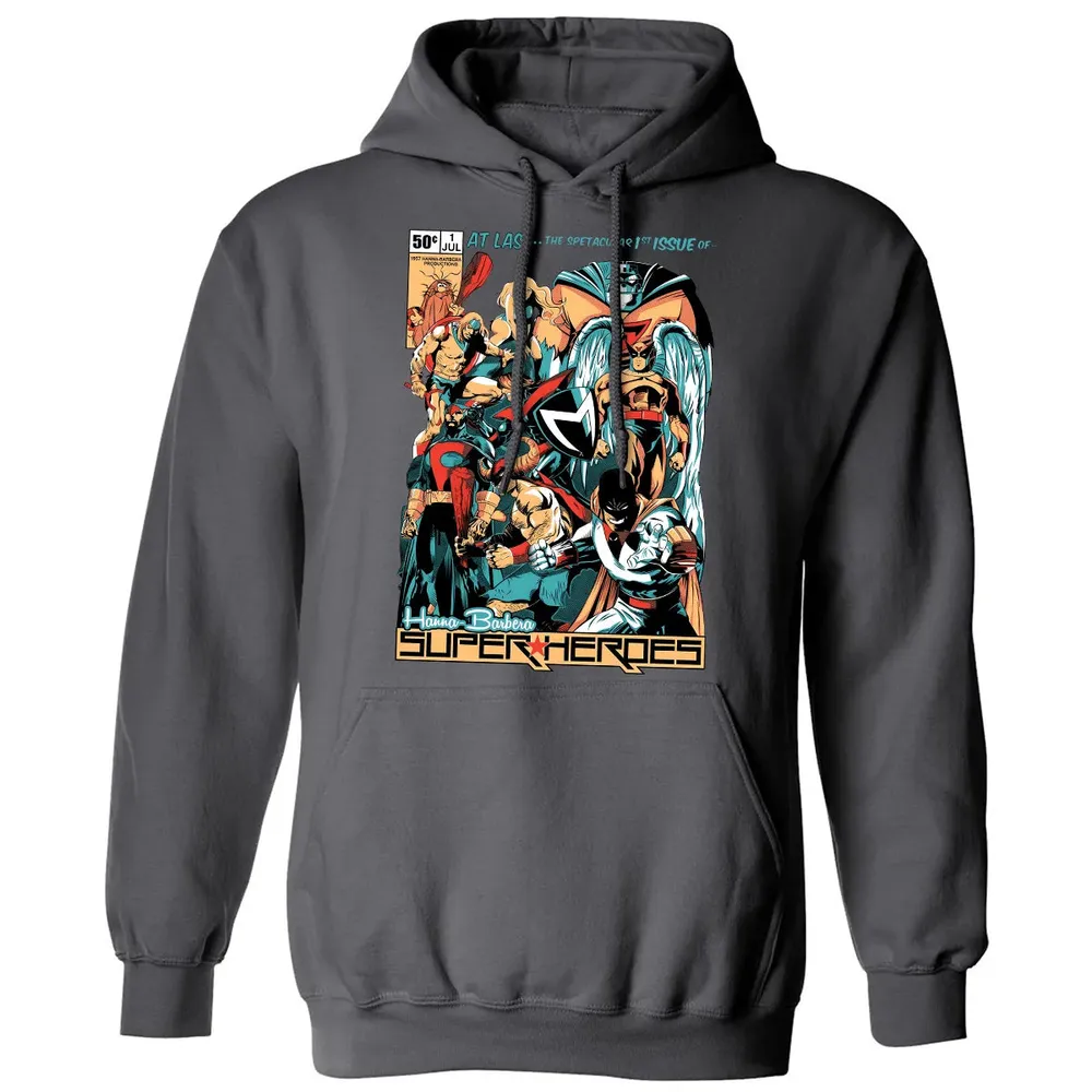 Hanna Barbera Super Heroes Classic Unisex Hoodie - 7