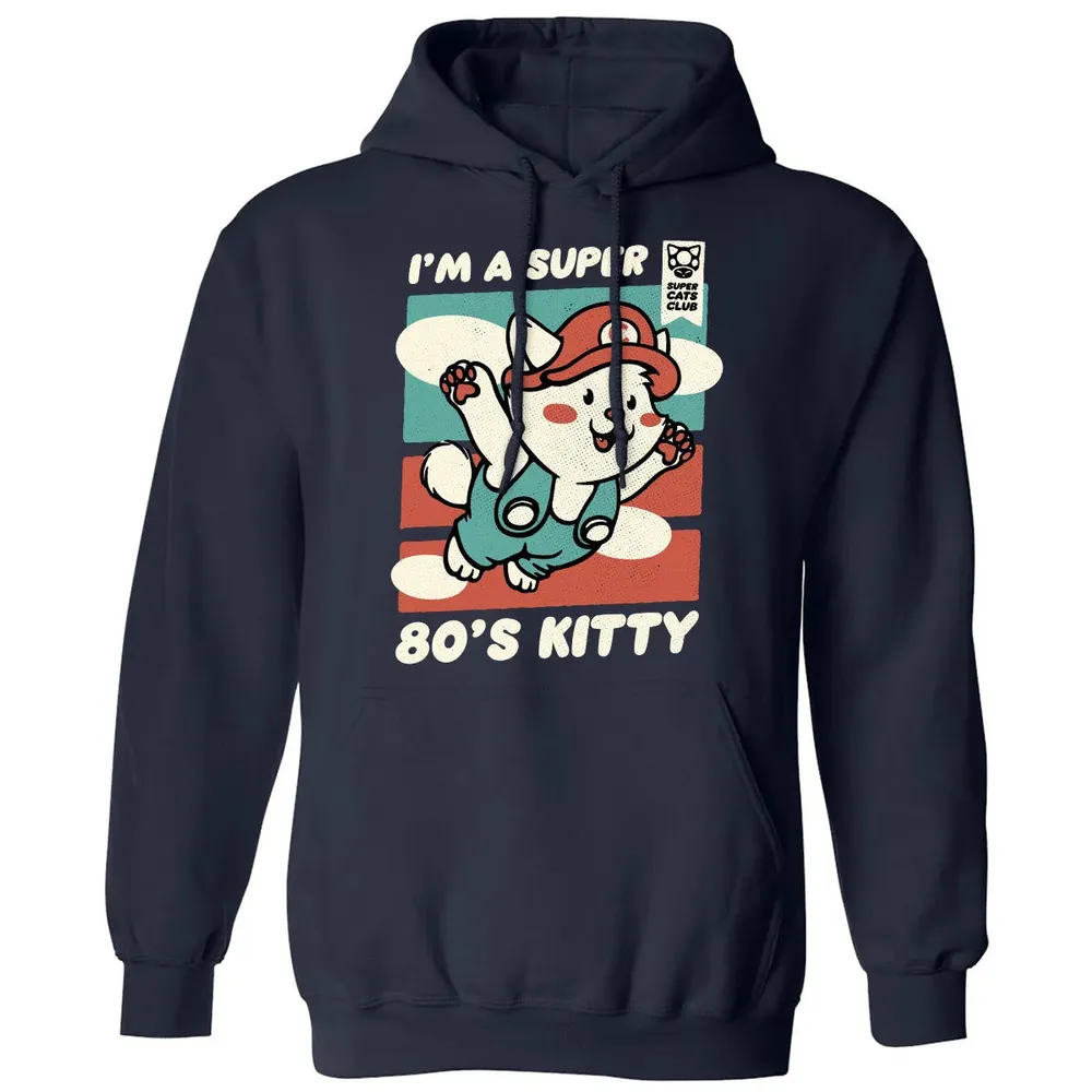 Super 80's Kitty Classic Unisex Hoodie - 2