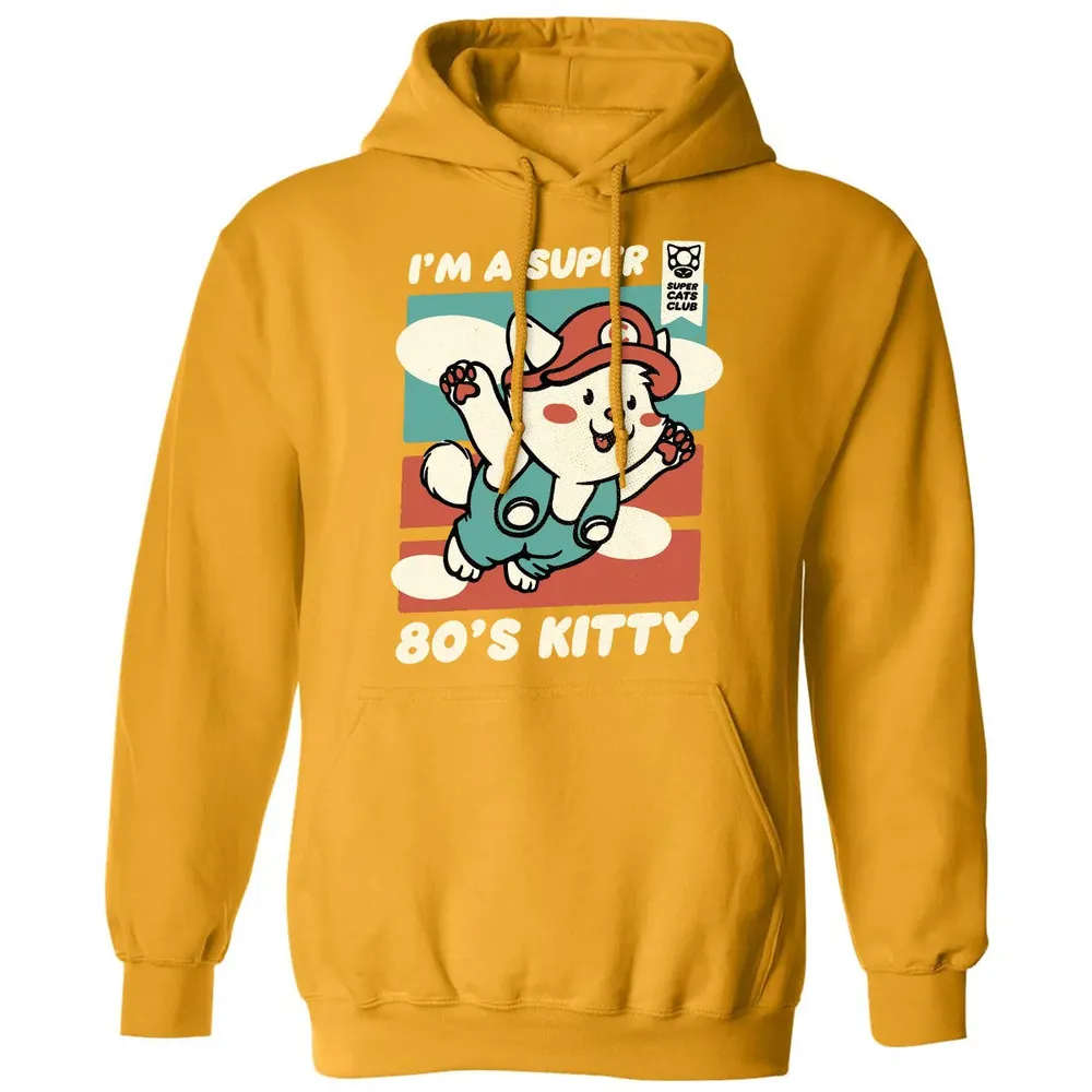 Super 80's Kitty Classic Unisex Hoodie - 12