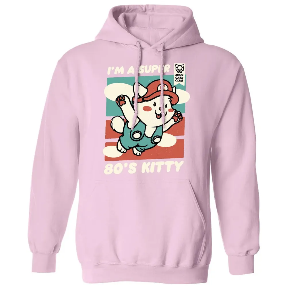 Super 80's Kitty Classic Unisex Hoodie - 3