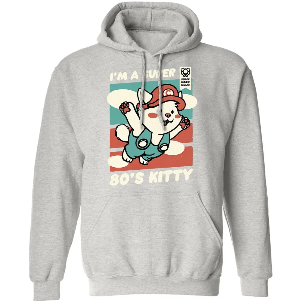 Super 80's Kitty Classic Unisex Hoodie - 8