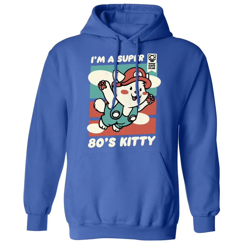 Super 80's Kitty Classic Unisex Hoodie - 9