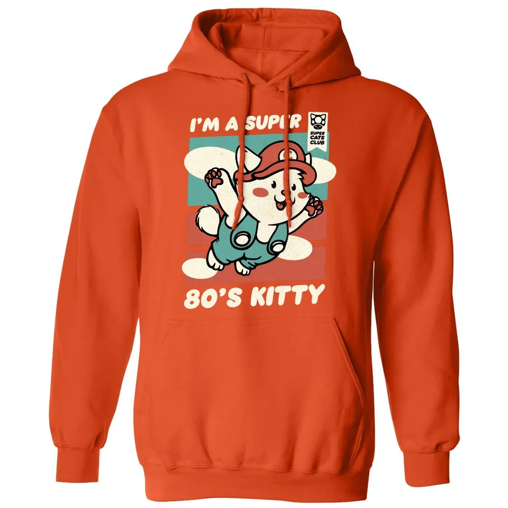Super 80's Kitty Classic Unisex Hoodie - 10