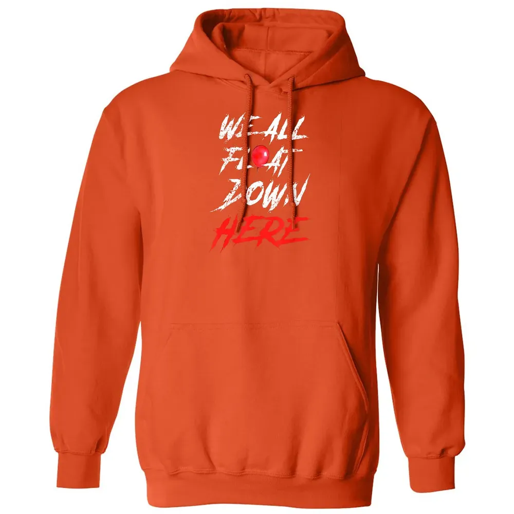 We All Float Down Here Bloody Red Balloon Horror Halloween Classic Unisex Hoodie - 10