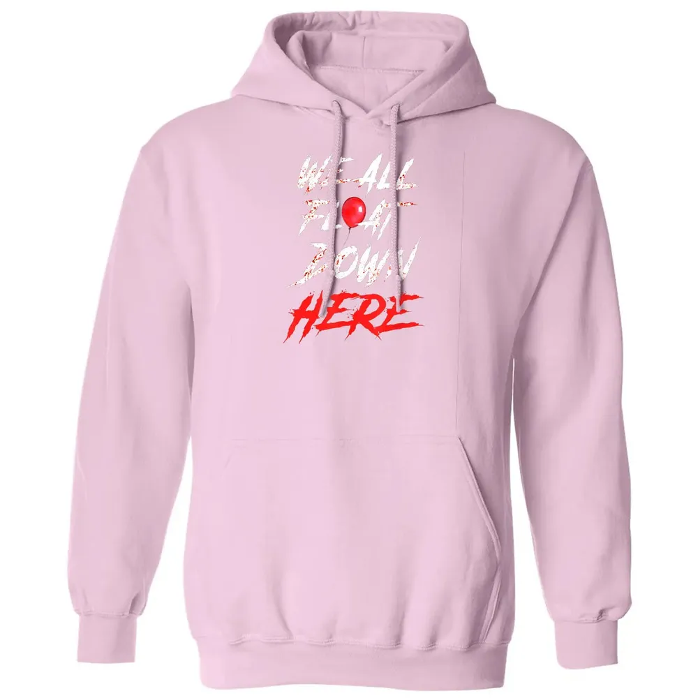 We All Float Down Here Bloody Red Balloon Horror Halloween Classic Unisex Hoodie - 3
