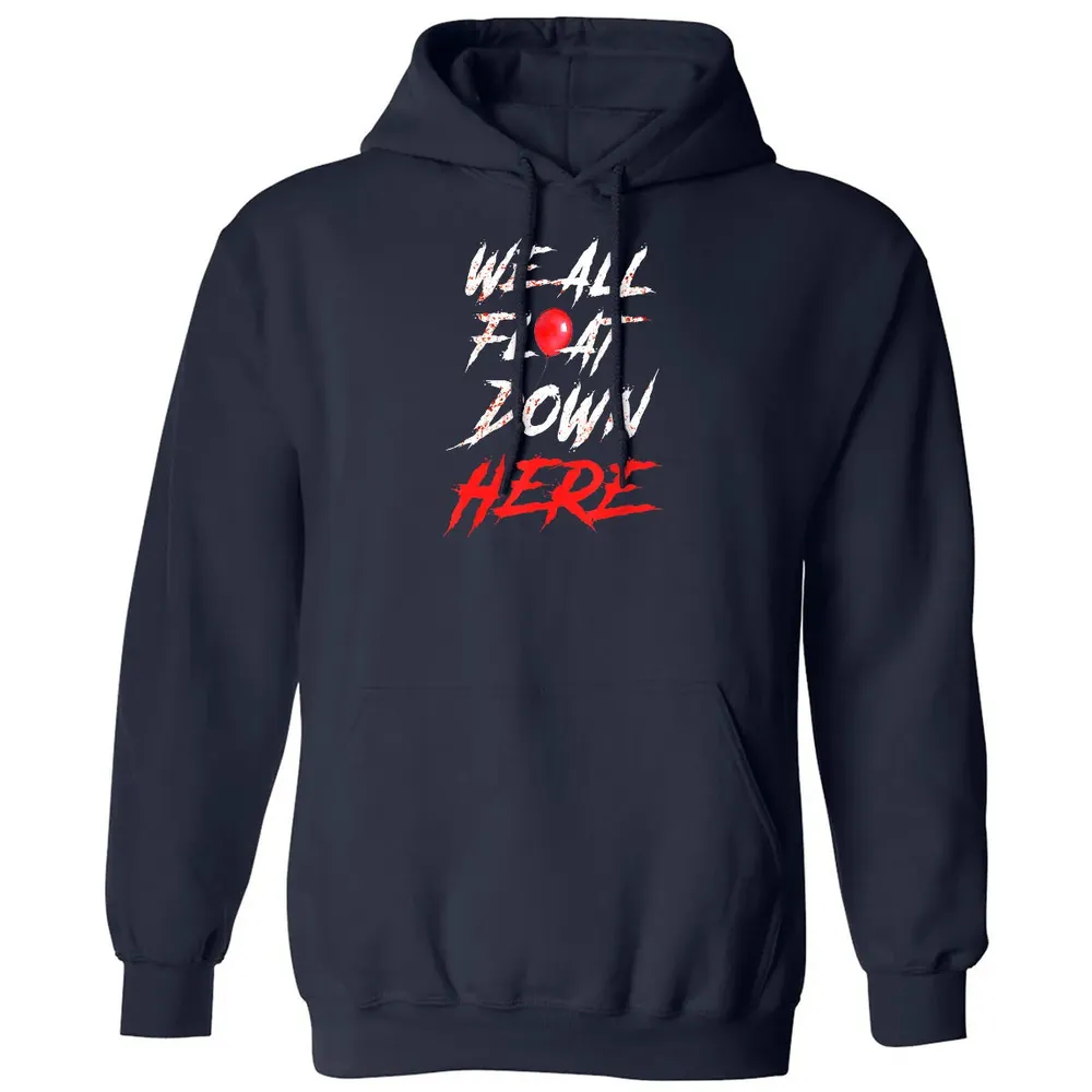 We All Float Down Here Bloody Red Balloon Horror Halloween Classic Unisex Hoodie - 2