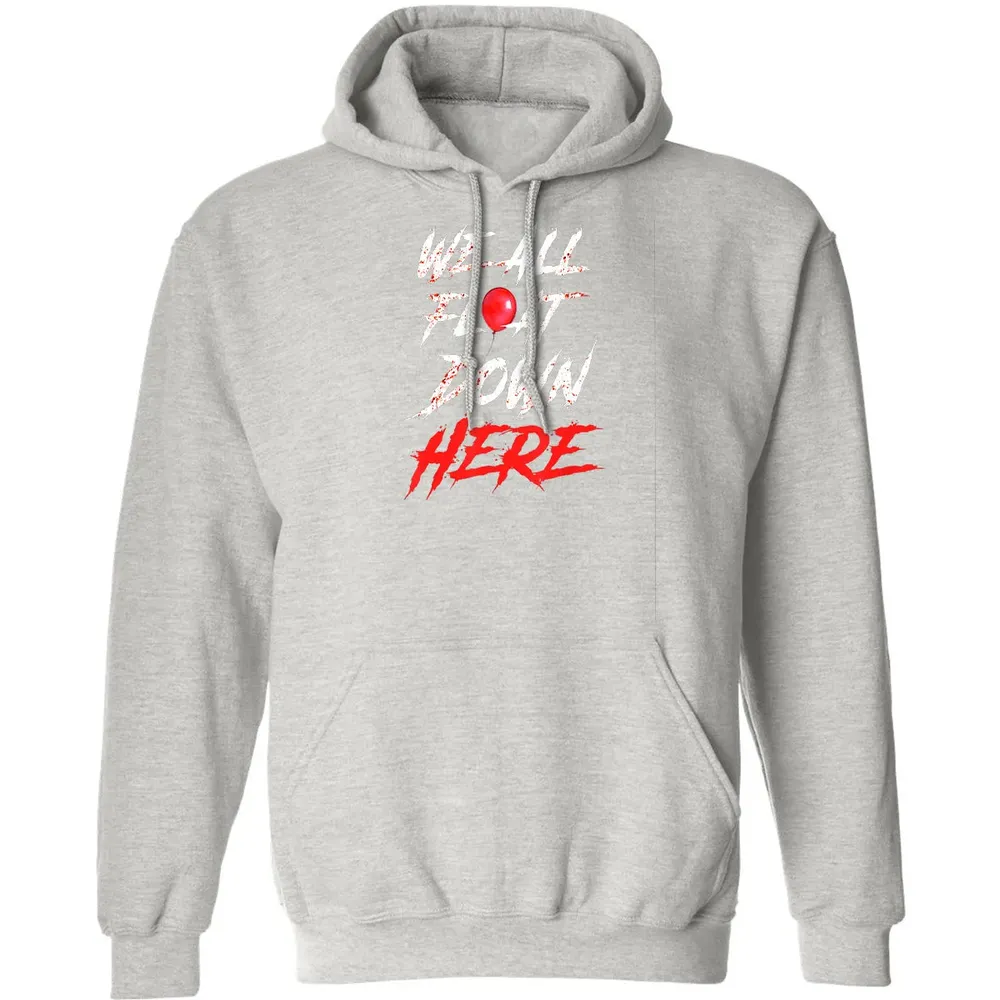 We All Float Down Here Bloody Red Balloon Horror Halloween Classic Unisex Hoodie - 8