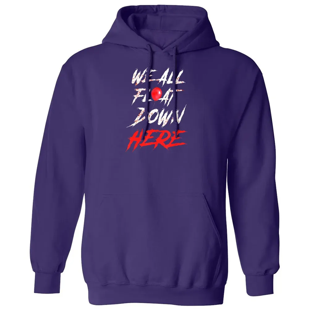 We All Float Down Here Bloody Red Balloon Horror Halloween Classic Unisex Hoodie - 6