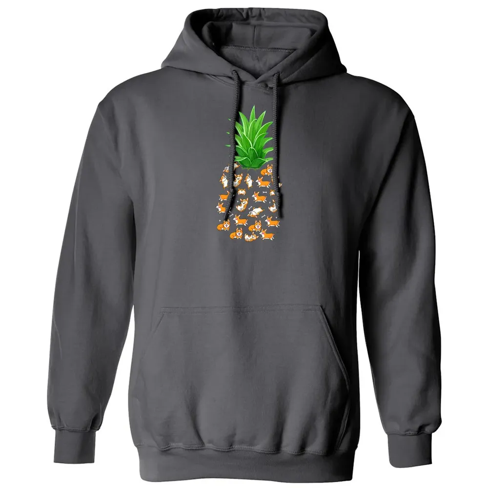 Pineapple Corgi  Funny Birthday gift For Corgi Lovers Classic Unisex Hoodie - 7