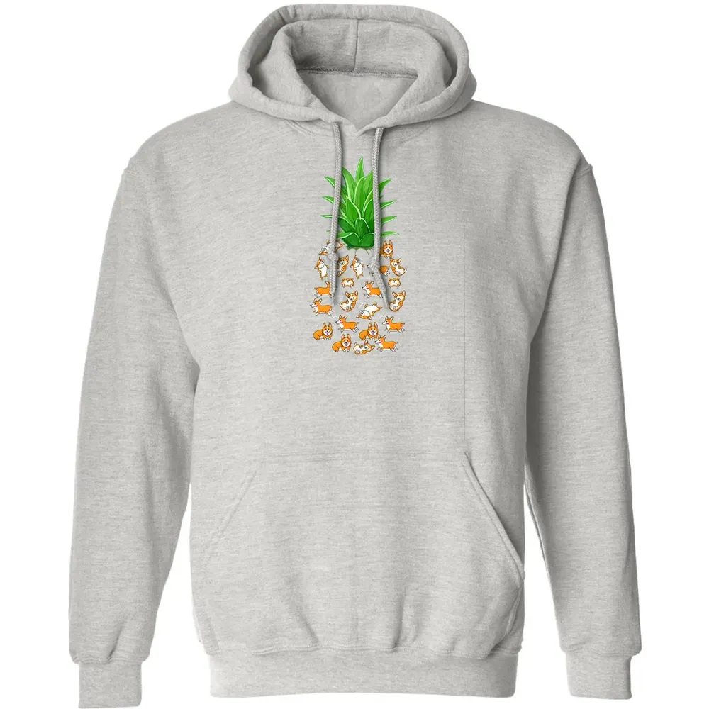Pineapple Corgi  Funny Birthday gift For Corgi Lovers Classic Unisex Hoodie - 8