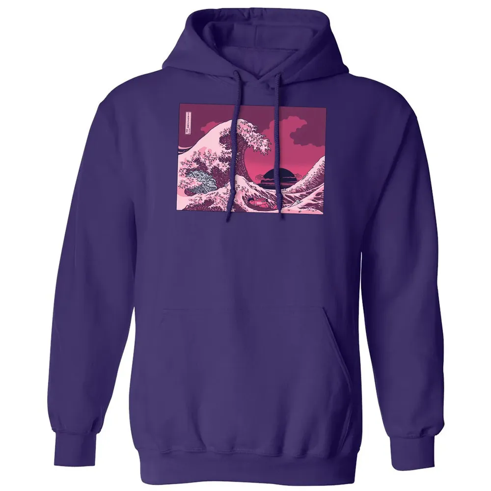 Neo Tokyo Wave Classic Unisex Hoodie - 6