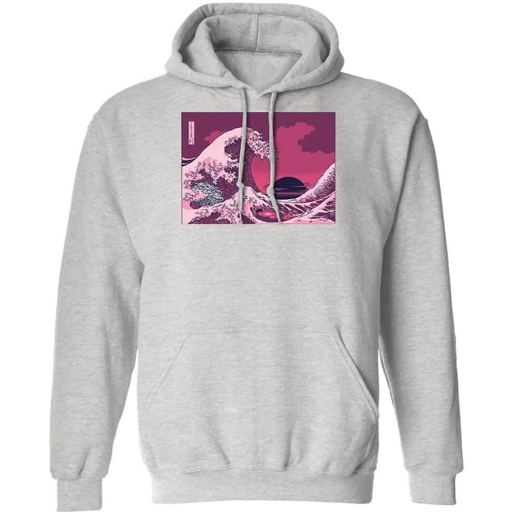 Neo Tokyo Wave Classic Unisex Hoodie - 8