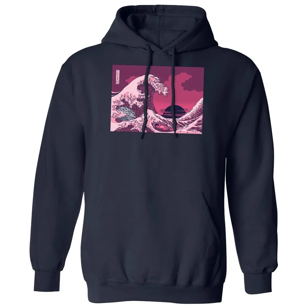 Neo Tokyo Wave Classic Unisex Hoodie - 2