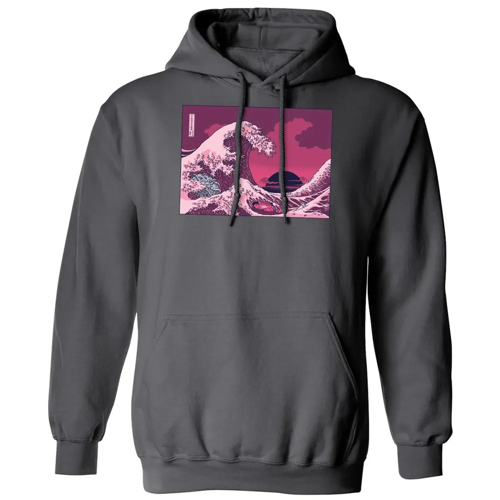 Neo Tokyo Wave Classic Unisex Hoodie - 7